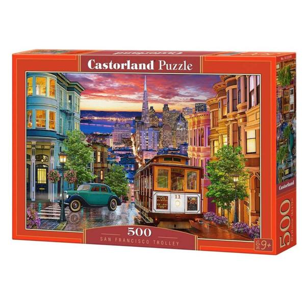 Puzzle 500 pièces : Tramway de San Francisco - Castorland ...