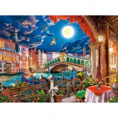 Puzzle 2000 pièces : Nuit romantique