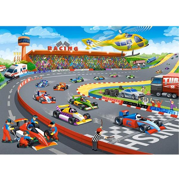 Formula Racing, Puzzle 120 pieces  - Castorland-B-13470-1