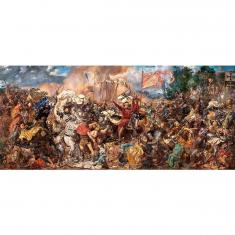 Puzzle panoramique 600 pièces : La Bataille de Grunwald, Jan Matejko
