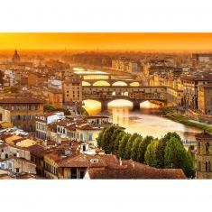 Puzzle 1000 pièces : Ponts de Florence