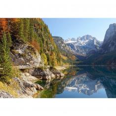 Puzzle 1000 pièces : Lac de Braies, Italie - Castorland - Rue des Puzzles