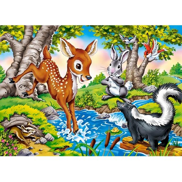 260 pieces puzzle: Forest animals - Castorland-B-27446-1
