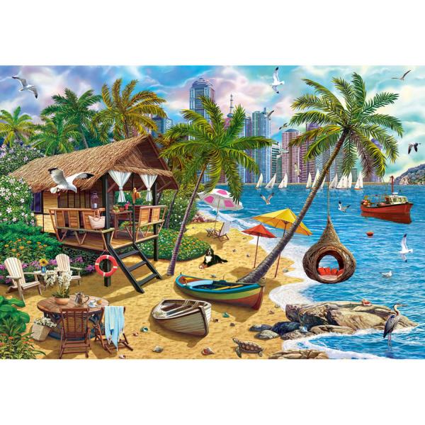 1000 piece puzzle : Summer in the City  - Castorland-C-105045-2