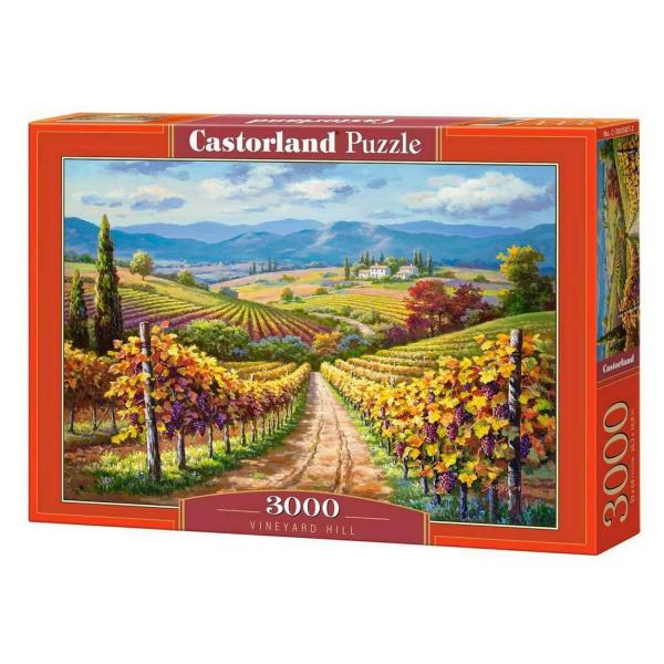 Puzzle 3000 pièces :  Vineyard Hill - Castorland-C-300587-2