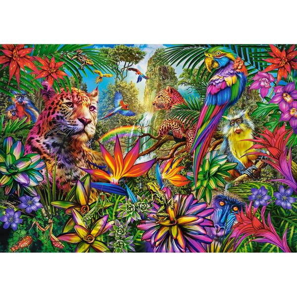 Puzzle de 500 piezas: Moda en la jungla - Castorland-B-53926