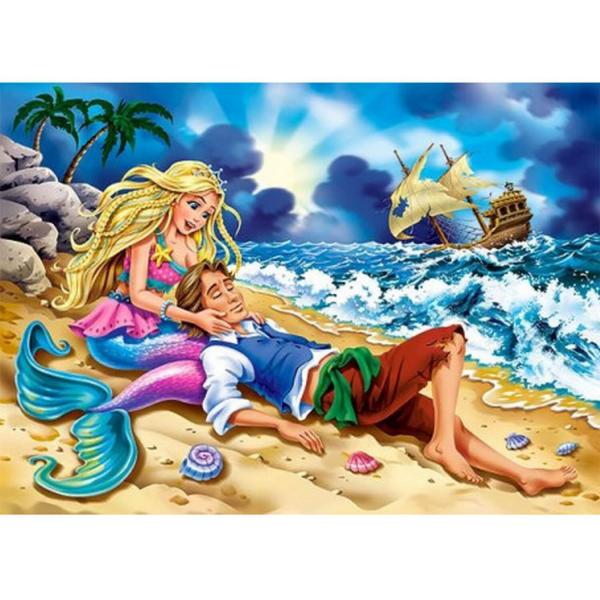 120 pieces puzzle: The little mermaid - Castorland-B-13388-1