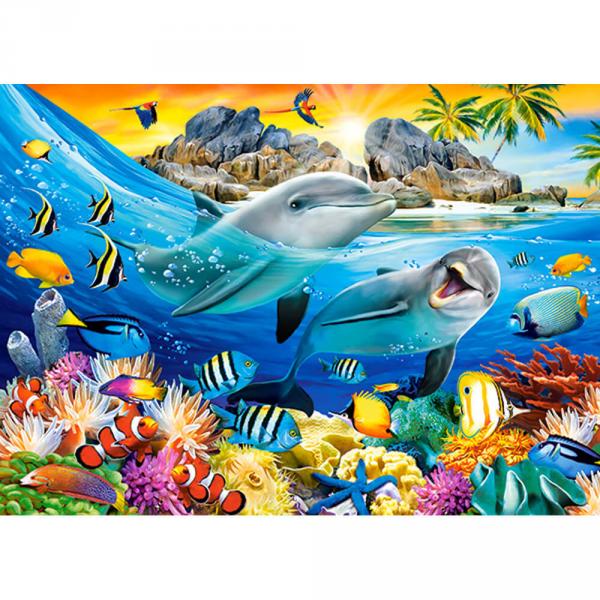 180 piece puzzle: Dolphin - Castorland-B-018468