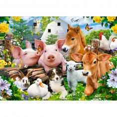 60 piece puzzle : Farm Friends