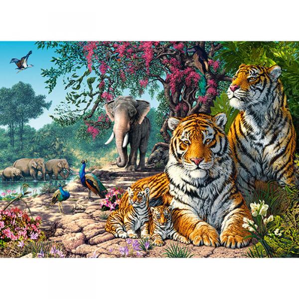 300 piece puzzle : Tiger Sanctuary - Castorland-B-030484