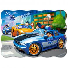 30 pieces Puzzle : Police Chase