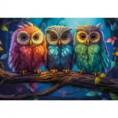 1000 piece puzzle: Three little owls