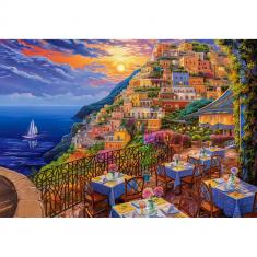 1500-teiliges Puzzle: Romantischer Positano-Abend