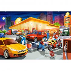 40 pieces Puzzle : Gas Station