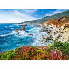 Puzzle mit 2000 Teilen: Küste von Big Sur, Kalifornien, USA