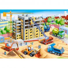 Puzzle 60 pièces : Grand Chantier