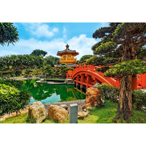 Puzzle de 1000 piezas: Jardín Nan Lian, Hong Kong - Castorland-C-104932-2