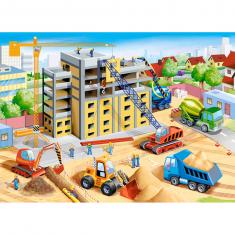 70 pieces Puzzle : Big Construction Site