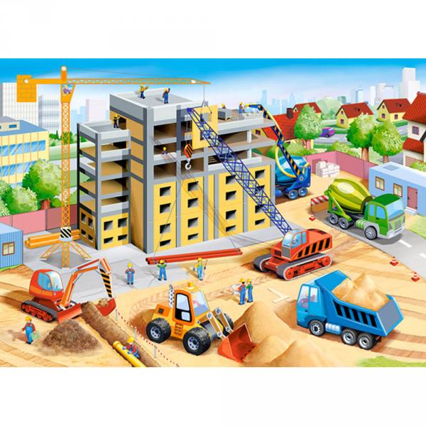 70 pieces Puzzle : Big Construction Site - Castorland-B-070138