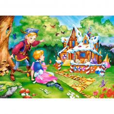 70 Teile Puzzle: Hänsel und Gretel