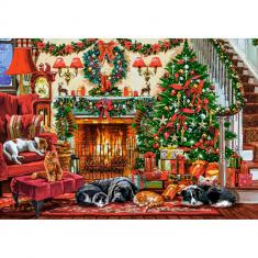 Puzzle 500 pieces : Cozy Fireplace