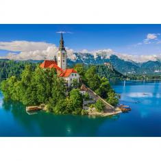 Puzzle 500 pièces : Bled, Slovénie