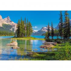 500 piece puzzle : Maligne Lake, Canada