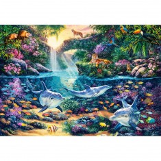 1500 Teile Puzzle: Paradiesdschungel