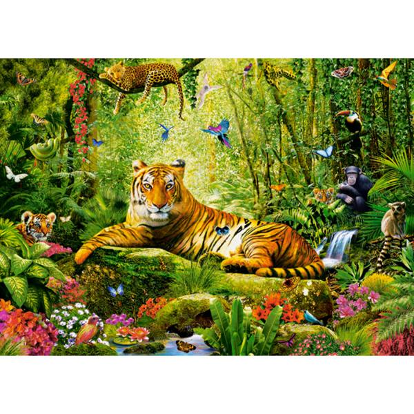 260 piece puzzle : His Majesty, the Tiger - Castorland-B-27569-1