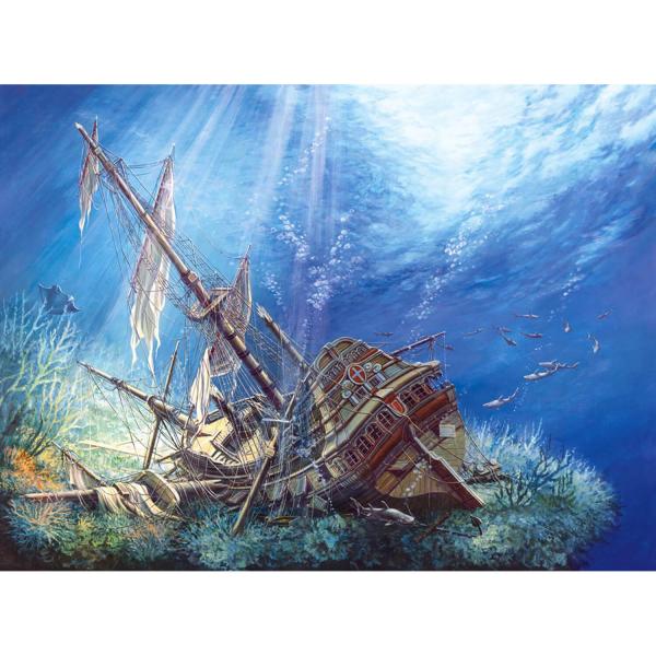 2000 piece puzzle : Sunk Galleon - Castorland-C-200252-2
