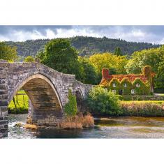 1000 pieces Puzzle : Village Corner in Wales