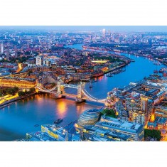 Puzzle 1000 pièces : Vue aérienne de Londres