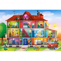 Puzzle de 40 piezas: Vida en la casa