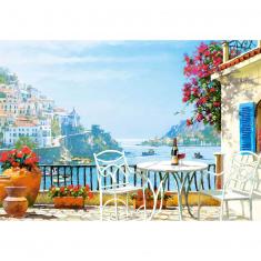 1000 piece puzzle : Mediterranean Wine for Two