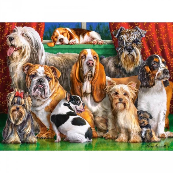 Dog Club, Puzzle 3000 pieces  - Castorland-300501-2