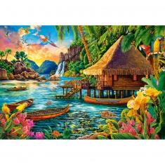 1000 pieces puzzle : Tropical Island