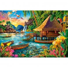 Puzzle 1000 pièces : Ile Tropicale