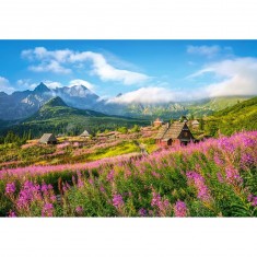 Puzzle de 1000 piezas: Hala Gasienicowa, Tatras, Polonia