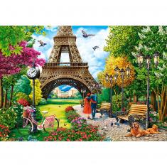 Puzzle 4000 pièces : Le charme de Paris - Castorland - Rue des Puzzles
