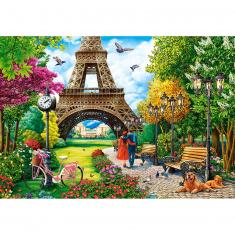 Puzzle 1000 pièces : Printemps à Paris