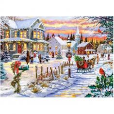 180 piece puzzle : Christmas Tree is Coming