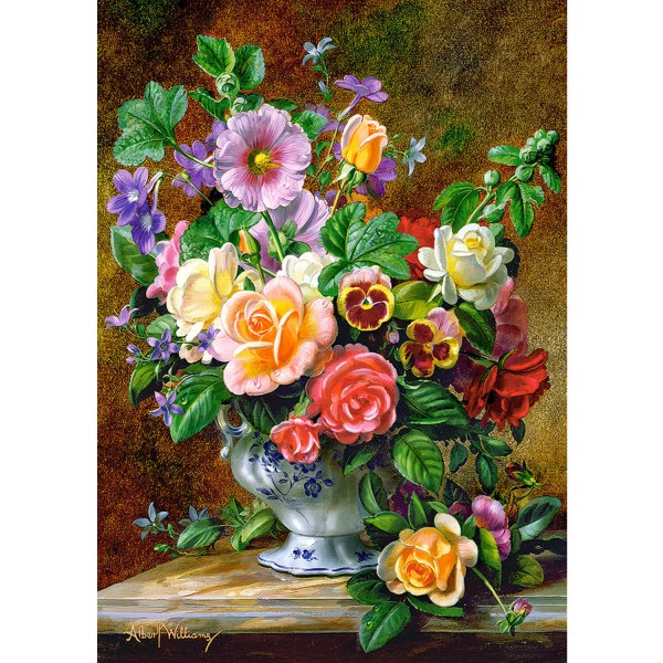 Flowers in a Vase, Puzzle 500 pieces  - Castorland-B-52868