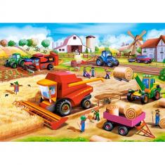 Puzzle 60 pieces: Work on the farm