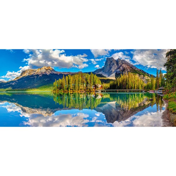 600 Teile Puzzle: Emerald Lake, Kanada - Castorland-060092