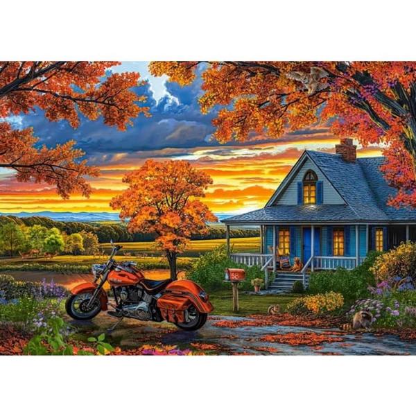 Puzzle 500 pièces : Promenade d'automne - B-54077