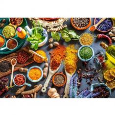 Puzzle 1000 pieces : Colors of spices