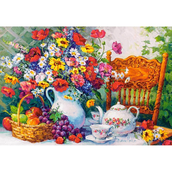 1000 pieces puzzle: At tea time - Castorland-103836-2