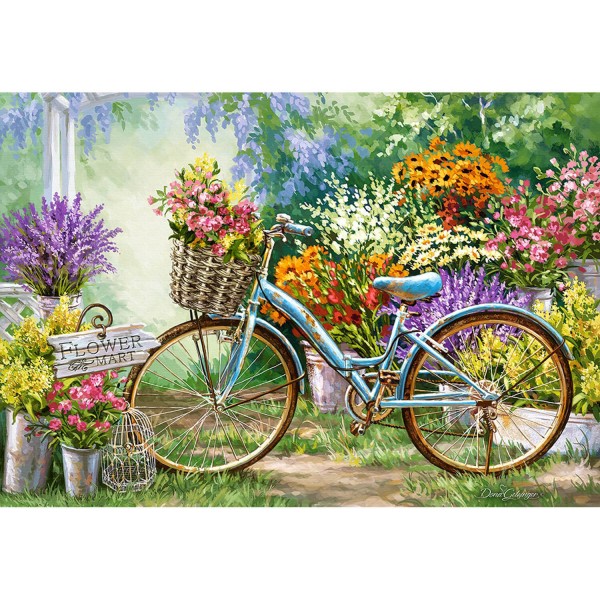 The Flower Mart, Puzzle 1000 pieces  - Castorland-103898-2