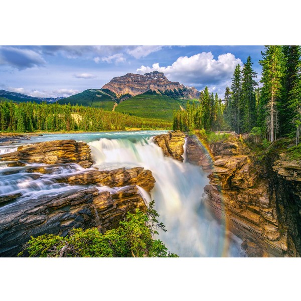 500 Teile Puzzle: Sunwapta Falls, Kanada - Castorland-B-53117