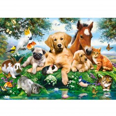 Puzzle de 500 piezas: amigos de verano